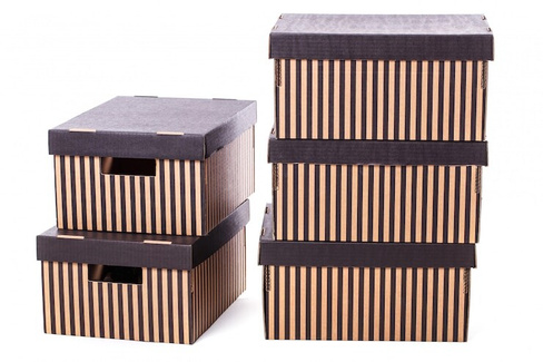 Ящик для хранения пластм. с крышкой Ротанг 280х185х126 мм Бежевый М2372 М