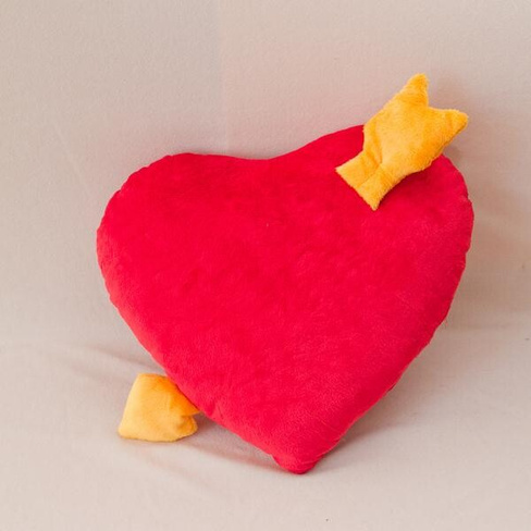Мягкая игрушка-подушка Сердце большое 45 см Фабрика Бока