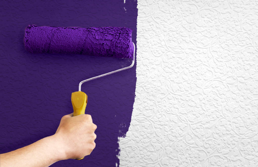 Покраска обоев екатеринбург. Краска для стен. Покраска обоев. Покраска стен. Крашенные обои.