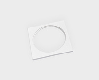 Рамка одинарная светильник квадратная Italline IT08-8014 white 110x110