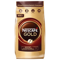 Кофе молотый в растворимом NESCAFE Gold 900 г сублимированный 12348493