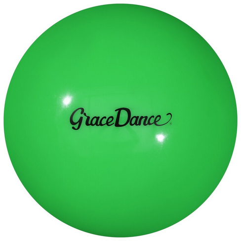 Мяч для художественной гимнастики grace dance, d=18,5 см, цвет салатовый Grace Dance