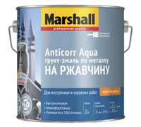 ГРУНТ ЭМАЛЬ MARSHALL BW 0.5л Anticorr Agua