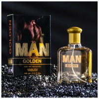 Туалетная вода мужская Man Golden, 100 мл Delta Parfum