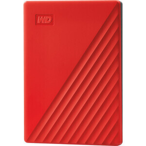 Внешний жесткий диск Western Digital (WD) 2TB WDBYVG0020BRD-WESN,My Passport 2.5'', USB 3.0, Красный 2TB WDBYVG0020BRD-W