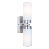 Настенный светильник Globo Lighting Space 7816, E14, 80 Вт, кол-во ламп: 2 шт., серый