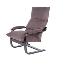 Кресло "Онега (1)",ткань "Грей Браун",каркас венге структура Столплит