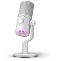 Микрофон MAONO, модель DM30 с RGB подсветкой, USB, белый Tenko
