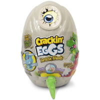 Мягкая игрушка в яйце, Динозавр, Crackin'Eggs, Парк Динозавров, 22 см, зеленый/красный/голубой Crackin' Eggs