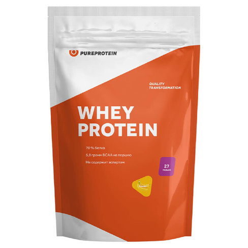 Сывороточный протеин, вкус «Банан», 810 г, Pure Protein PureProtein