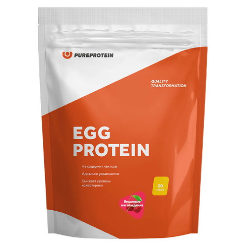 Яичный протеин, вкус «Вишневое наслаждение», 600 г, Pure Protein PureProtein