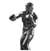Скульптура Каслинское литье Боксер Малый размер