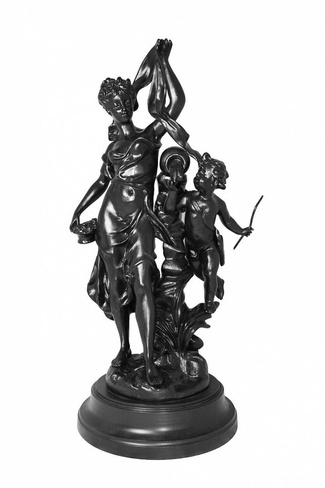 Скульптура Каслинское литье Весна с Амуром