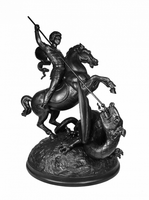 Скульптура Каслинское литье Георгий Победоносец