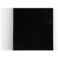 Поталь в книжке 8 х 8,5 см, 100 листов, фольгированная чёрная Calligrata