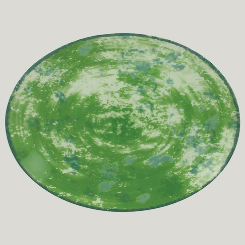 Тарелка Peppery овальная плоская 26х19см зеленый RAK Porcelain | NNOP26PGN