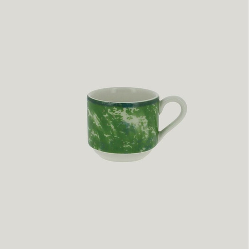 Чашка для эспрессо Peppery 90мл штабелируемая, зеленый RAK Porcelain | BACU09PGN