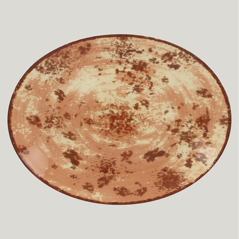Тарелка Peppery овальная плоская 26х19см красный RAK Porcelain | NNOP26PBR