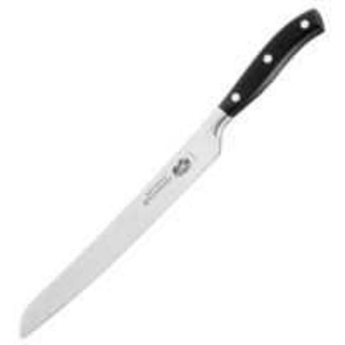 Нож для хлеба Grand Maitre 36,5(23)см ширина 3см ручка пластик, кованая Victorinox | 7.7433.23