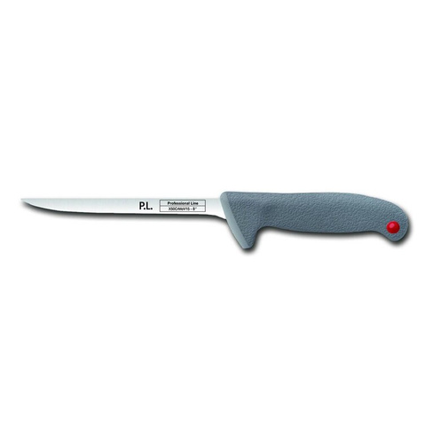 Нож PRO-Line филейный 20см серая пластиковая ручка P.L. Proff Cuisine | KB-1808-200