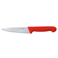 Нож PRO-Line поварской 16см красная пластиковая ручка P.L. Proff Cuisine | KB-3801-160-RD201-RE-PL