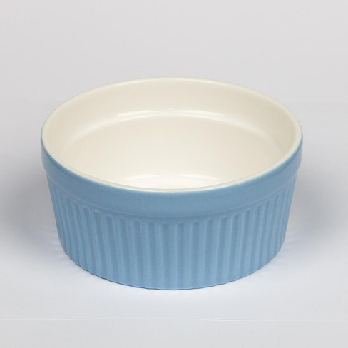 Чашка для подачи "Крем-Карамель" Рамекин 400мл 12см голубая P.L. Proff Cuisine | F0332B1-4.8W