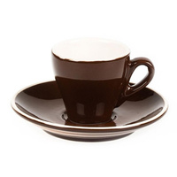 Кофейная пара 70мл коричневая d 6,2см h5,8см Barista (Бариста) P.L. Proff Cuisine | 390/390 brown