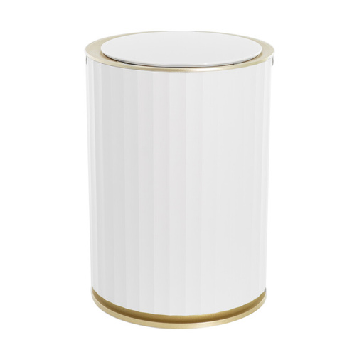 Ведро для мусора сенсорное, круг, Foodatlas JAH-6012, 9 л (белый)