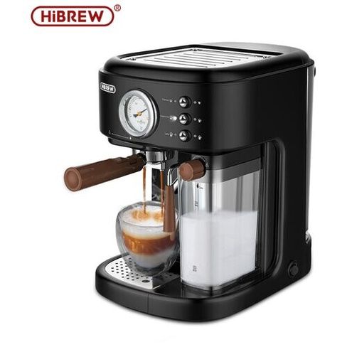Автоматическая кофемашина HiBREW H8A(ЕАС-сертификат) для приготовления эспрессо, капучино, латте, 19 бар, 3 в 1 Hibrew