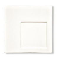 Тарелка 21х21см квадратная смещенное дно белая фарфор P.L. Proff Cuisine | LH507-21