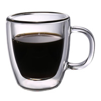 Чашка для кофе 50мл набор 2шт двойные стенки термостекло P.L. Proff Cuisine | G-MC5705H-T2
