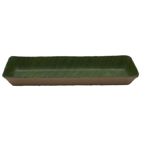 Салатник 2500мл 53х16,2х6,5см Green Banana Leaf пластик меламин P.L. Proff Cuisine | JW50216-TAI