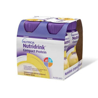 Смесь с банановым вкусом Компакт Протеин Nutridrink/Нутридринк 125мл 4шт Nutricia