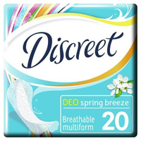 Ежедневные прокладки DISCREET (Дискрит) Deo Spring Breeze Multiform, 20 шт. Procter & Gamble