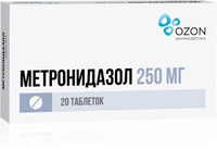 Метронидазол таблетки 250мг 20шт Озон ООО