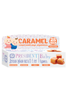 Паста зубная детская President/Президент Baby Caramel от 0 до 3 лет 30г Betafarma
