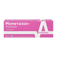 Мометазон-Акрихин крем для наружного применения 0,1% 30г Акрихин АО
