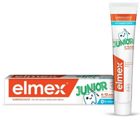Паста зубная детская Junior от 6 до 12 лет Elmex/Элмекс 75мл Colgate-Palmolive