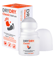 Дезодорант - антиперспирант Dry Dry/Драй Драй от обильного потоотделения Classic Roll-on 35мл Lexima AB