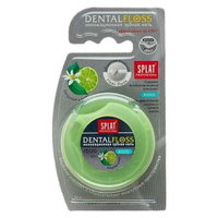 Нить Splat (Сплат) зубная вощеная объемная Professional DentalFloss Бергамот и лайм 30 м. ProfiMed S.r.L.