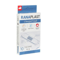 Пластырь водостойкий телесный/прозрачный Ranaplast/Ранапласт 2см х 7см 10 шт. Eurosirel
