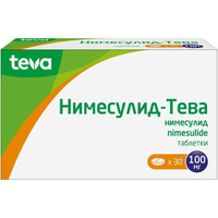 Нимесулид-Тева таблетки 100мг 30шт Блюфарма-Индустрия Фармацеутика