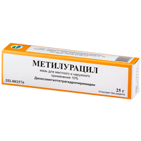 Метилурацил мазь для местного и наружного применения 10% 25г Тульская фармацевтическая фабрика ООО