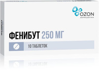 Фенибут таблетки 250мг 10шт Озон ООО