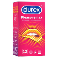 Презервативы с ребрами и пупырышками Pleasuremax Durex/Дюрекс 12шт SSL Healthcare Manufacturing S.A.