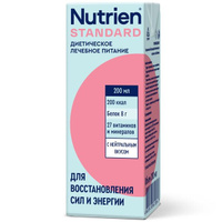 Диетическое лечебное питание вкус нейтральный Standart Nutrien/Нутриэн 200мл Инфаприм ЗАО