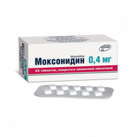 Моксонидин таблетки п/о плен. 0,4мг 30шт Фармтехнология ООО