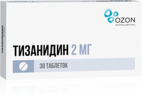 Тизанидин таблетки 2мг 30шт Озон ООО/Озон Фарм ООО