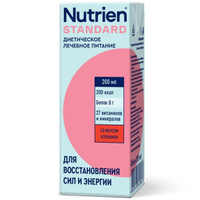 Диетическое лечебное питание вкус клубники Standart Nutrien/Нутриэн 200мл Инфаприм ЗАО