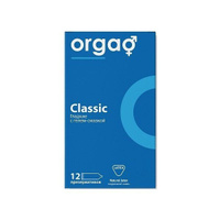 Презервативы Orgao (Оргао) гладкие, прозрачные 52 мм 12 шт. Гуанчжоу Дамин Юнайтед Раббер Продактс Лтд.